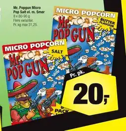 Calle Mr. Popgun Micro Pop Salt el. m. Smør tilbud