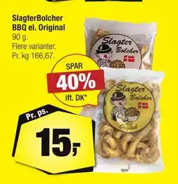 Calle SlagterBolcher BBQ el. Original tilbud