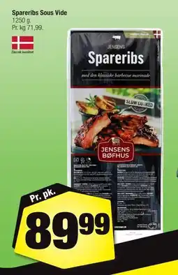 Calle Spareribs Sous Vide tilbud