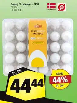 Calle Danæg Skrabeæg str. S/M tilbud