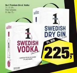 Calle No.1 Premium Gin el. Vodka tilbud