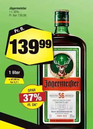 Calle Jägermeister tilbud
