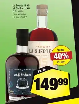 Calle La Suerte 15 XO el. Old Barco XO tilbud