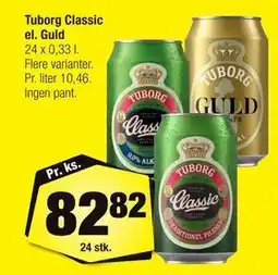 Calle Tuborg Classic el. Guld tilbud