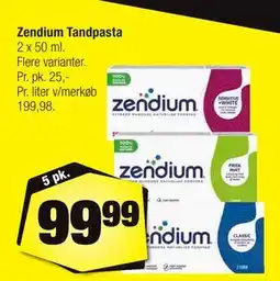Calle Zendium Tandpasta tilbud