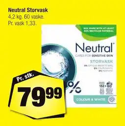 Calle Neutral Storvask tilbud