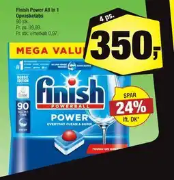 Calle Finish Power All in 1 Opvasketabs tilbud
