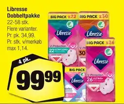 Calle Libresse Dobbeltpakke tilbud