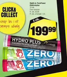 Calle High5 el. PurePower Elektrolytter tilbud