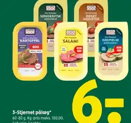 Coop 365 3-Stjernet pålæg tilbud