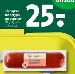 Coop 365 Gårdlykke sønderjysk spegepølse tilbud