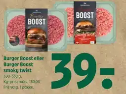 Coop 365 Burger Boost eller Burger Boost smoky twist tilbud