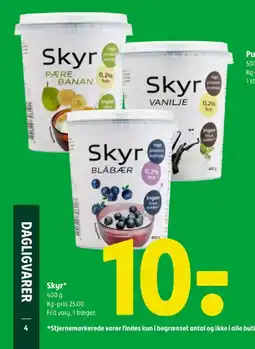 Coop 365 Skyr tilbud