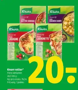 Coop 365 Knorr retter tilbud
