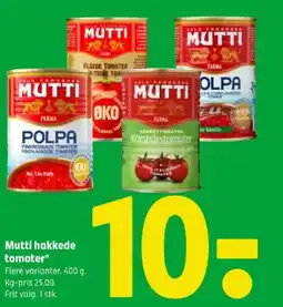 Coop 365 Mutti hakkede tomater tilbud