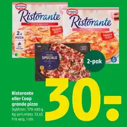 Coop 365 Ristorante eller Coop grande pizza tilbud
