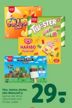 Coop 365 Filur, Twister, Haribo eller Minecraft tilbud