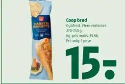 Coop 365 Coop brød tilbud