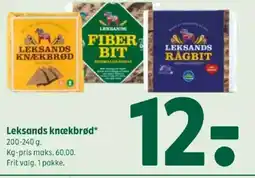 Coop 365 Leksands knækbrød tilbud
