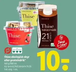 Coop 365 Thise økologisk skyr eller proteindrik tilbud