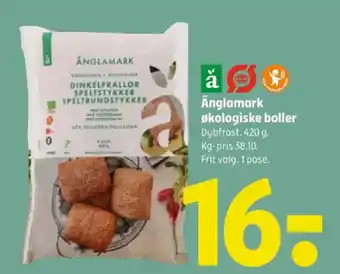 Coop 365 Änglamark økologiske boller tilbud