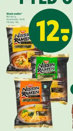 Coop 365 Nissin nudler tilbud