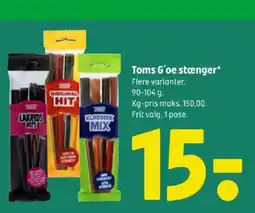 Coop 365 Toms G'oe stænger tilbud
