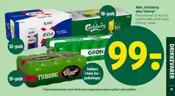 Coop 365 1664, Carlsberg eller Tuborg tilbud