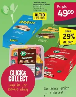 Fleggaard Carletti P-tærter / Skumbanan / Brazil tilbud