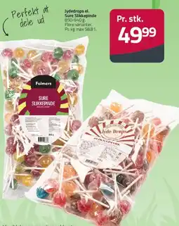 Fleggaard Store poser slikkepinde / lollipops tilbud