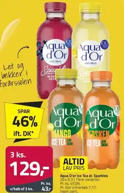 Fleggaard Aqua d'Or (Ice Tea / Sparkles) tilbud