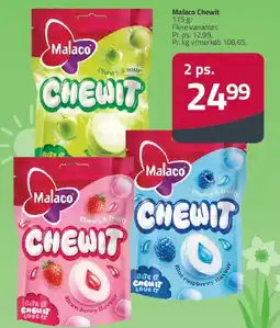 Fleggaard Malaco Chewit tilbud