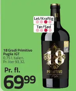 Fleggaard 18 Gradi Primitivo tilbud
