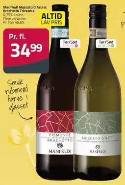 Fleggaard Manfredi (Moscato d'Asti / Piemonte Brachetto) tilbud