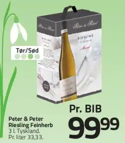 Fleggaard Peter & Peter Riesling Feinherb tilbud