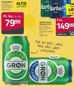 Fleggaard Harboe Classic / Pilsner (inkl. 0,0%) tilbud