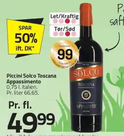 Fleggaard Piccini Solco Toscana Appassimento tilbud