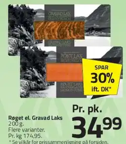 Fleggaard Røget el. Gravad Laks tilbud