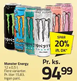 Fleggaard Monster Energy tilbud