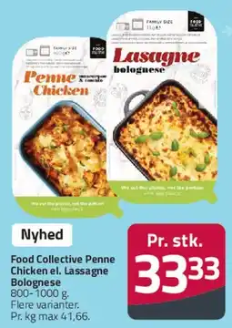 Fleggaard Penne Chicken / Lasagne Bolognese tilbud