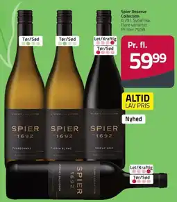 Fleggaard Spier Reserve Collection (Spier 1692) tilbud