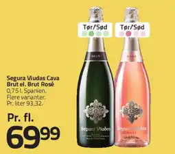 Fleggaard Segura Viudas Cava (Brut / Brut Rosé) tilbud