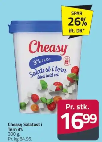 Fleggaard Cheasy Salatost i tern 3% tilbud