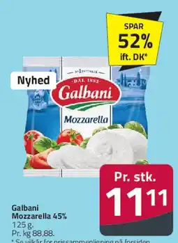 Fleggaard Galbani Mozzarella tilbud