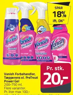 Fleggaard Vanish Forbehandler / PreTreat Power Gel tilbud