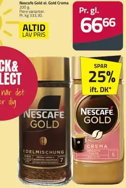 Fleggaard Nescafé Gold / Gold Crema tilbud
