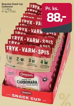 Fleggaard Beauvais Snack Cup Carbonara tilbud