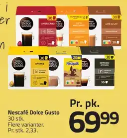 Fleggaard Nescafé Dolce Gusto (kapsler) tilbud