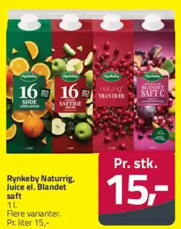 Fleggaard Rynkeby Naturliq / Blandet saft tilbud
