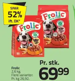Fleggaard Frolic hundefoder tilbud